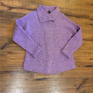 Eileen Fisher Chunky Alpaca Wool Blend Oversized Sweater Coat Size Small